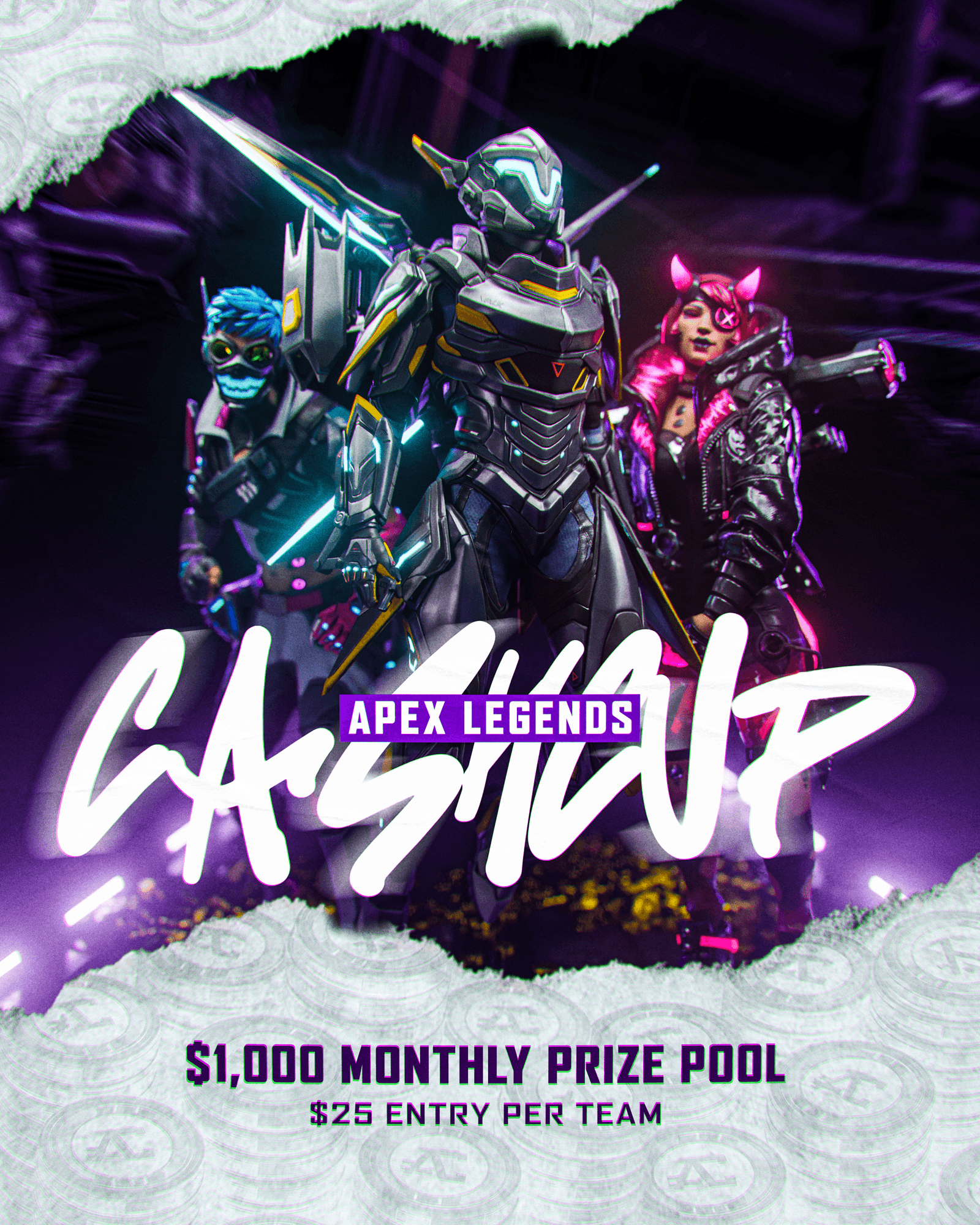 $1,000 Apex Cash Cups